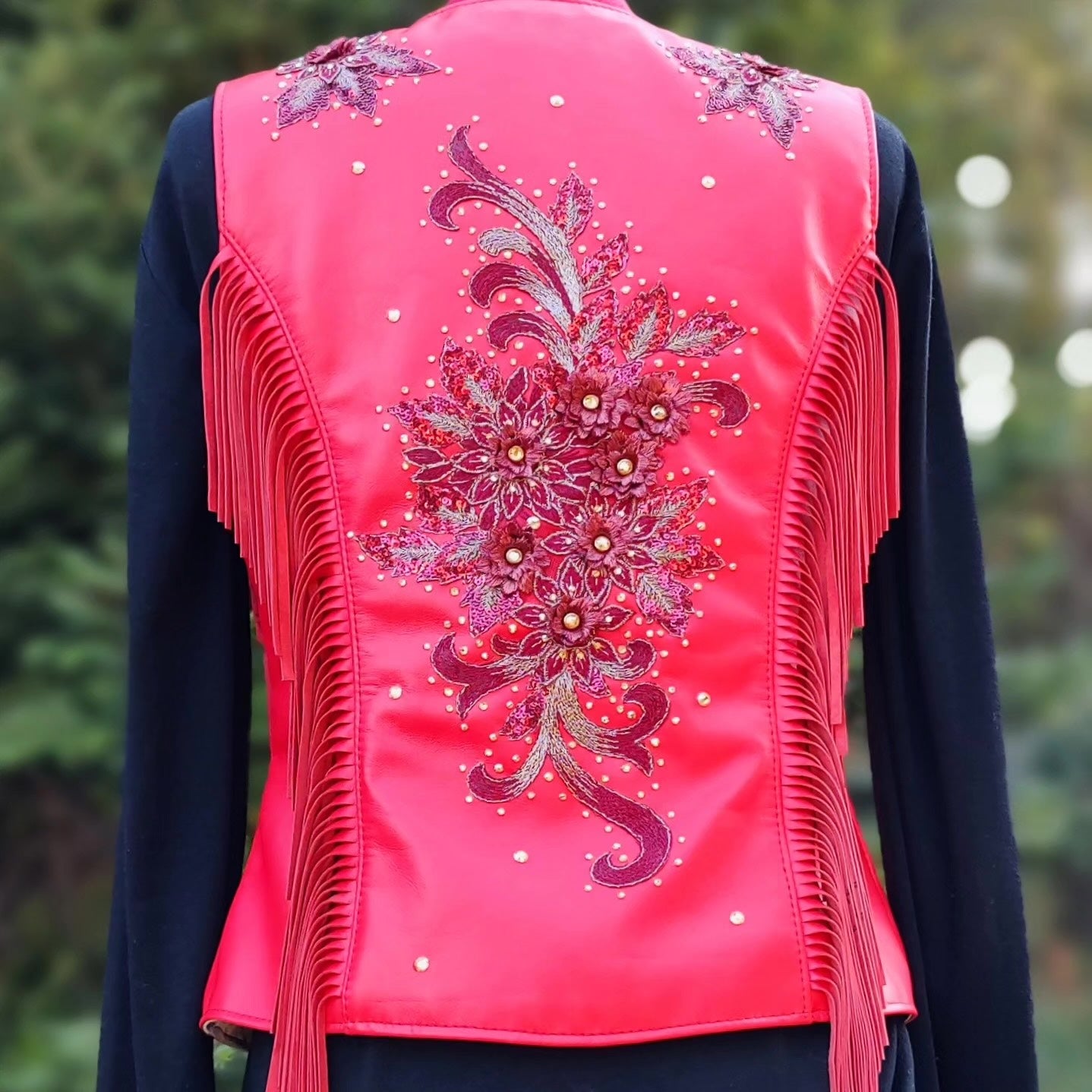 Custom Leather Vest for H.C.