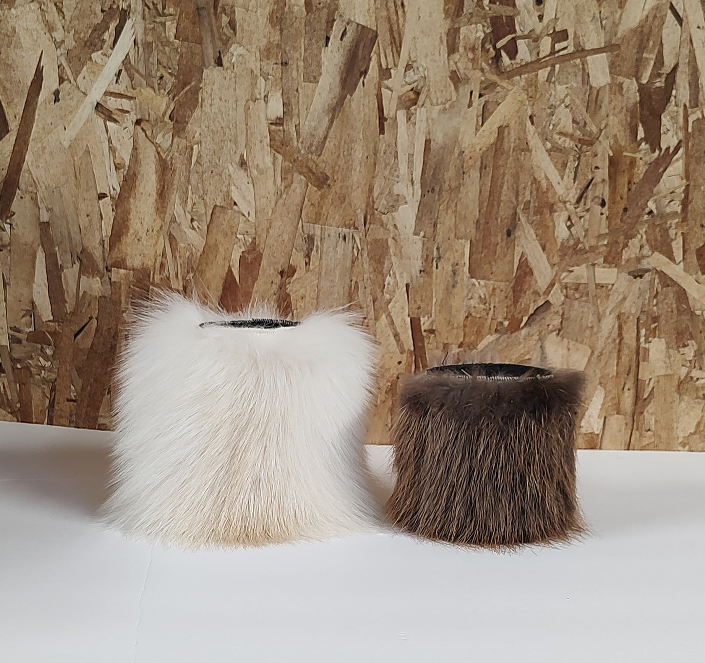 Real Fur koozie
