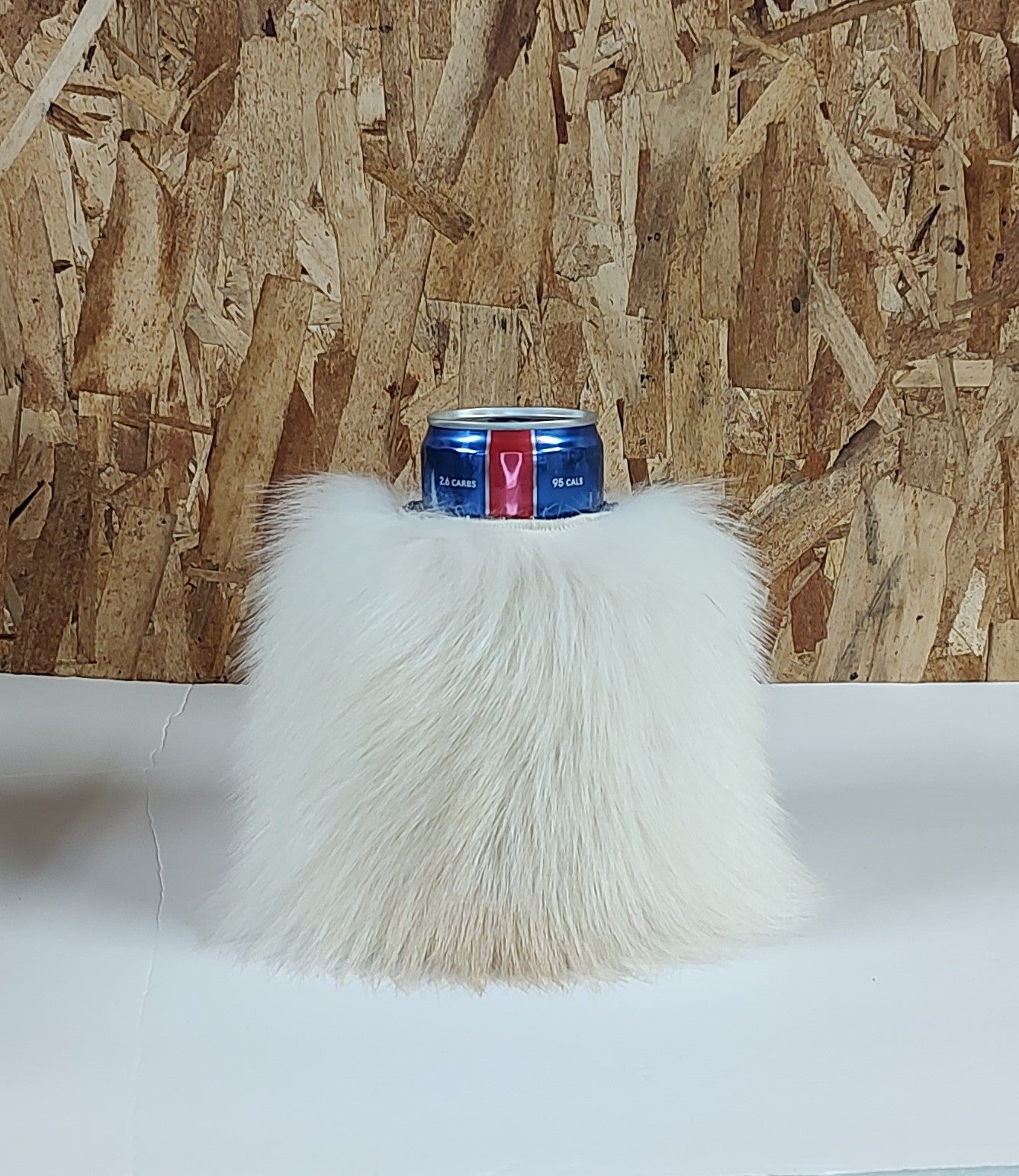 Real Fur koozie